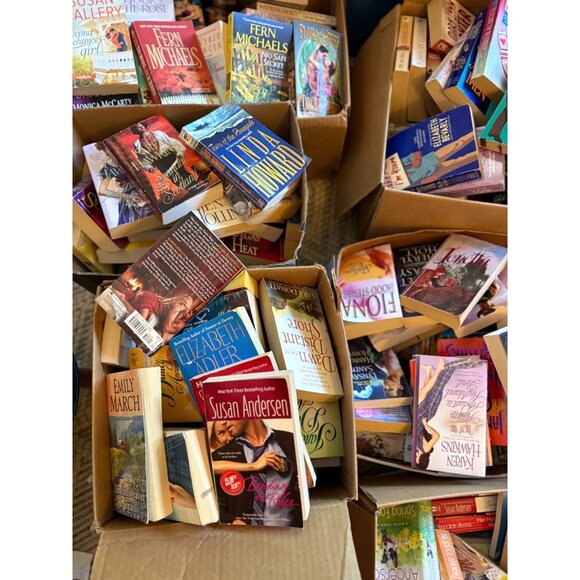 Lot of 10 ROMANCE NOVELS Book Set- RANDOM LOT - Romantic Womens PB Fiction Books - Picture 1 of 7